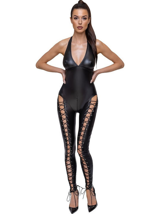 Cottelli Collection Black One-piece Jumpsuit