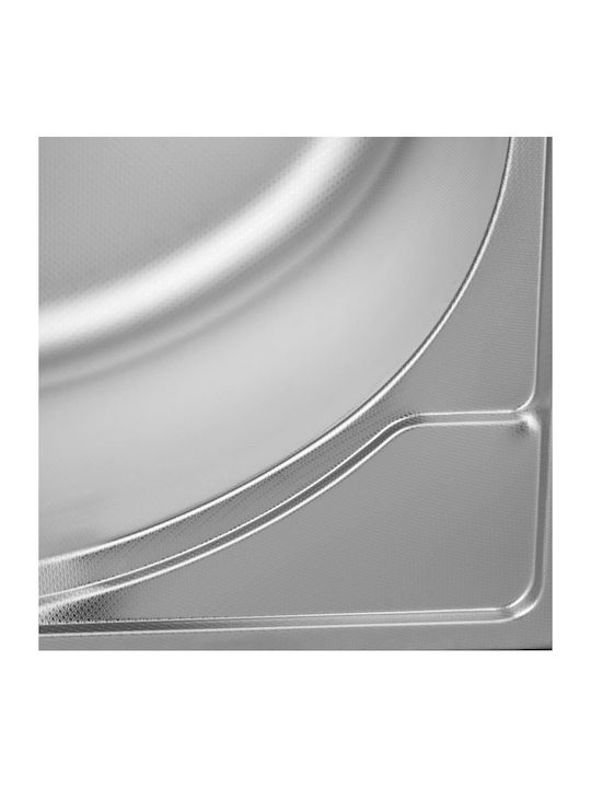 Freddo Drop-In Spüle Rechts Inox mit Wasserhahn B52xT41cm Gray