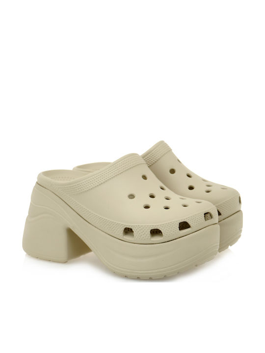 Exe Damen Clogs Weiß