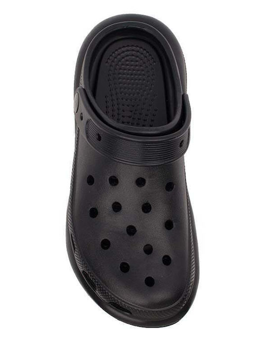 Seven Damen Clogs Schwarz