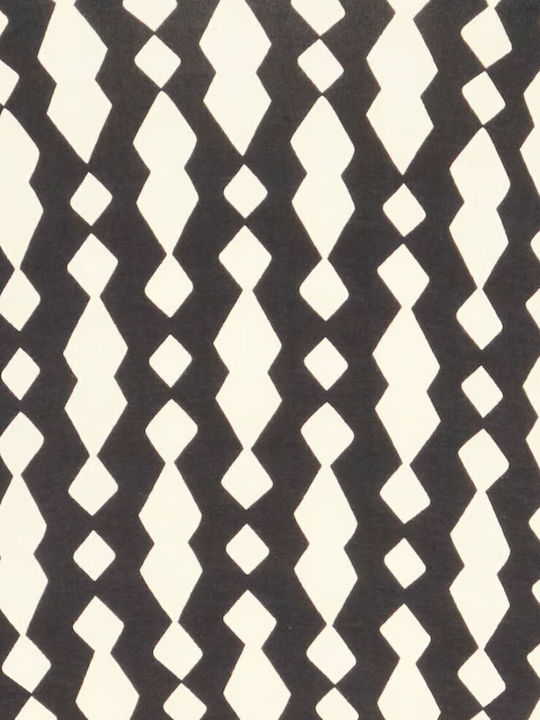 Sommer Midi Damenkleid Schwarz-Weiß
