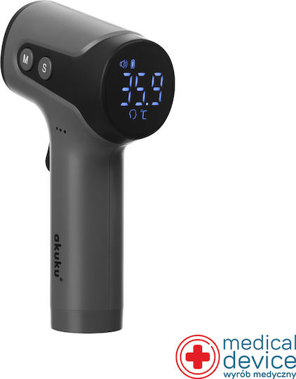 Akuku Infrared Forehead Thermometer Suitable for Babies Black A0693