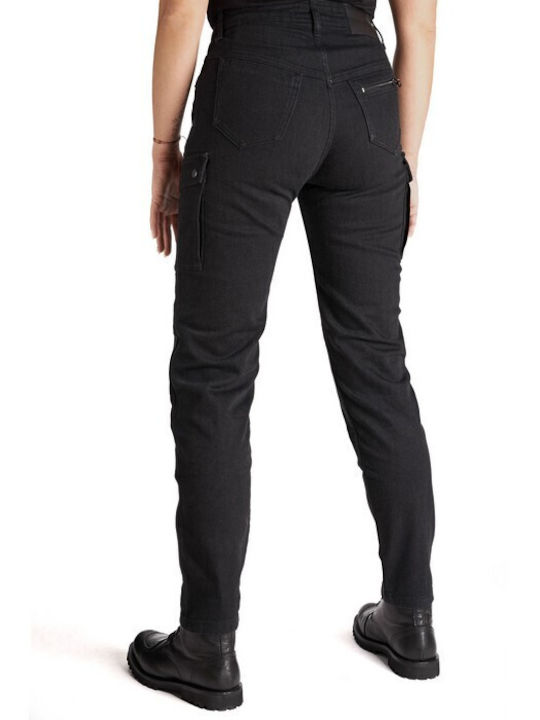 Pando Moto Pantaloni De Călărie Pentru Femei Vara Negru