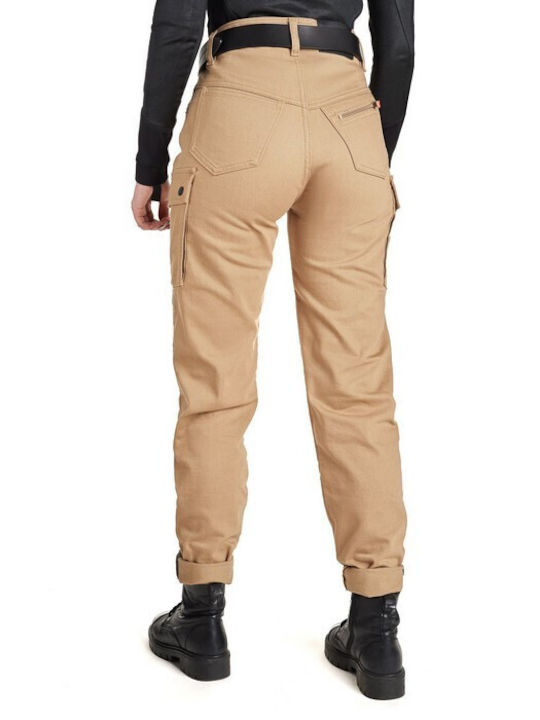 Pando Moto Cordura Γυναικείο Παντελόνι Καλοκαιρινό Μπεζ Pando Moto Cordura Γυναικείο Παντελόνι Καλοκαιρινό Μπεζ