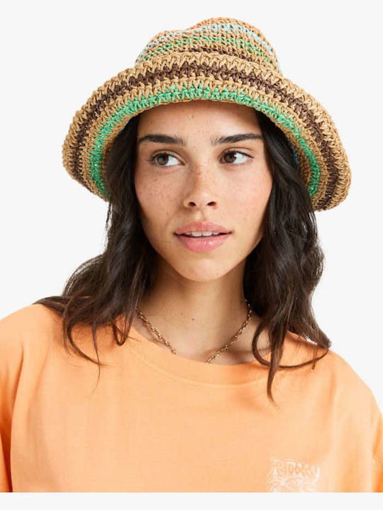 Roxy Candied Peacy Καπέλο Bucket Μπεζ Roxy Candied Peacy Καπέλο Bucket Μπεζ
