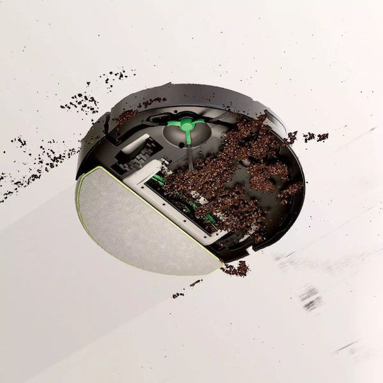 iRobot Roomba 105 Combo Прахосмукачка Робот с Лазерно Картографиране и Всмукателна Мощност 7000Pa Черна