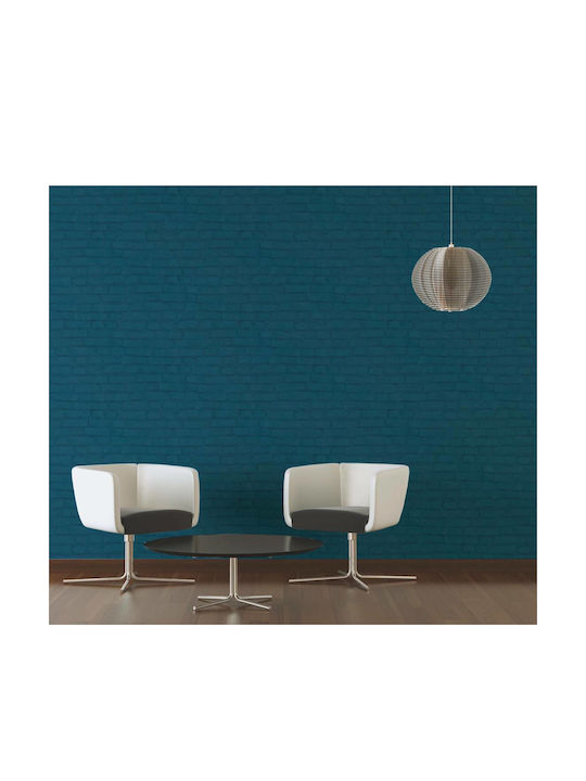 Tapete Ziegel Neue Bude Vinyl Petrol L1000xB53cm Waschbar 374144
