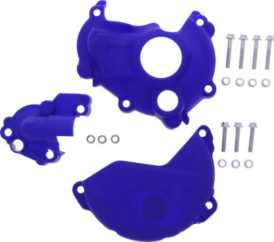 Polisport Протектор за капак на двигател на мотоциклет Yamaha YZ250F Син