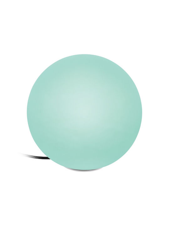 Eglo Monterolo Outdoor Floor Lamp Globe 9W IP65 for E27 Light Bulb Base White