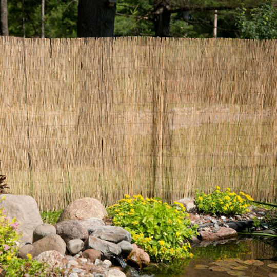 Showood Gard de Bambus cu Întregul Reed 1.5x3m