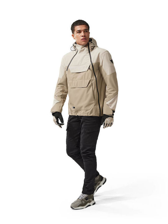 Rev'IT Altair H2O Winter Men's Motorcycle Jacket Softshell Waterproof Sand
