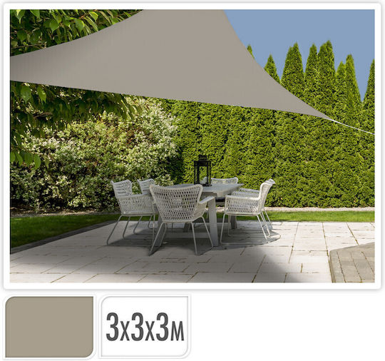 Koopman Platz Sonnensegel Beige 3x3m