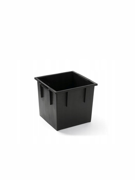 Iliadis Urbi Square Beton Effect Κασπώ Πλαστικό Γκρι 27x27x50εκ.