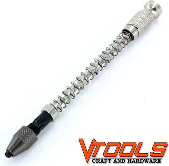 Vtools Vtools Τρυπάνι Χειρός Mini με Ελατήριο VT1126 Εργαλείο Χειρός