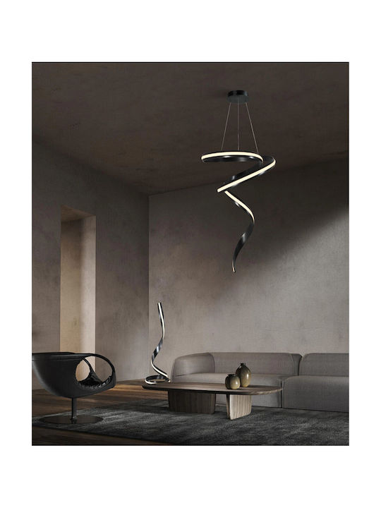 Sun Light LED Floor Lamp Black