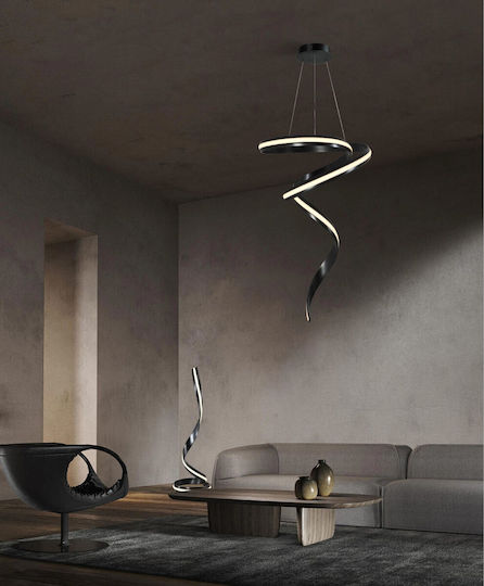 Sun Light LED Floor Lamp Black