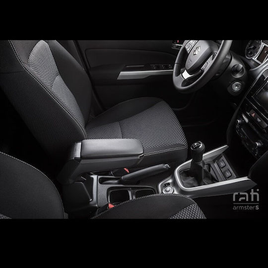 Rati Armster Car PU Armrest for Mitsubishi Attrage Black