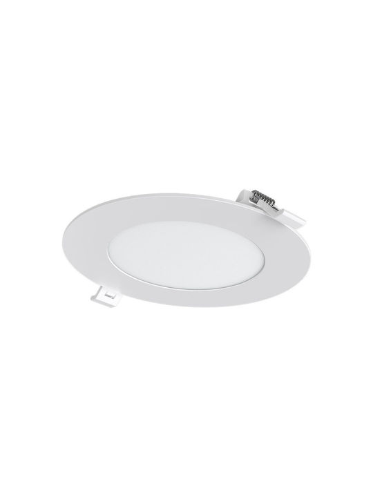Braytron Кръгла LED Панел 9W с Неутрално бяло Светлина 4000К