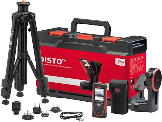 Leica Μέτρο Laser DISTO D5 Package Bluetooth με Εύρος Μέτρησης 0.05m-200m