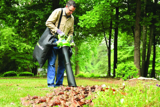 Greenworks Laubbläser Handheld mit 1 Akku 4Ah