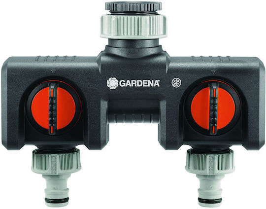 Gardena 08193-20 Διακλαδωτής και Σετ με Συνδέσμους με Διακόπτη 33.3mm