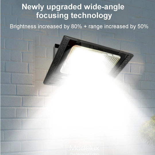 Hsl-1909-200w Ηλιακός Προβολέας LED 200W Ψυχρό Λευκό 6000K