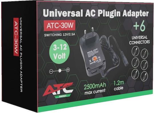 ATC Τροφοδοτικό LED Ισχύος 30W με Τάση Εξόδου 5V