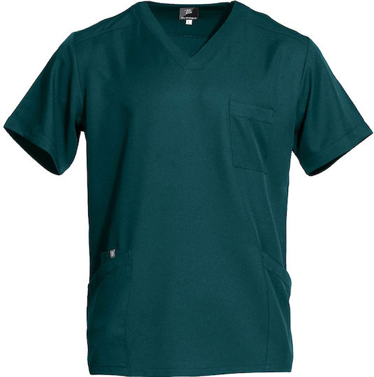 Be Unique Unisex Petrol Blue Medical Blouse