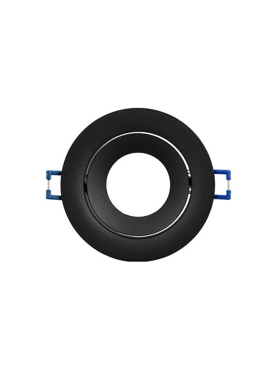 Braytron Rotund Spot Încorporat Negru 1buc