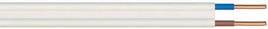 Redled Power Cord Type NYM with Cable Properties 3x2.5mm² in White Colour 1m