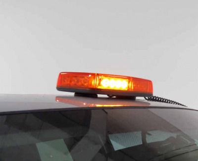 Auto-Leuchtturm LED 12V 28cm mit Orange Beleuchtung