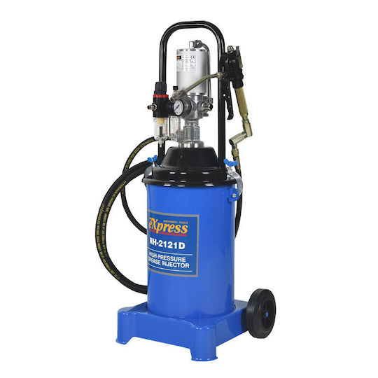 Express Air Pressure Sprayer Wheeled Grease Gun 12lt 4m