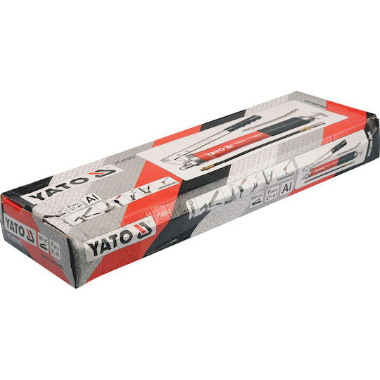 Yato Hand Grease Gun Straight & Flexible Pipe 0.6lt