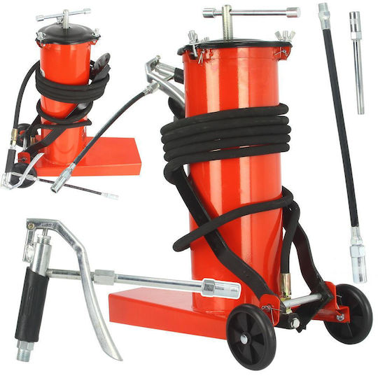 Mar-Pol Fettpresse Hand 11kg mit Flexible Rohre Länge 4m
