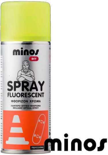 Minos Spray Σπρέι Βαφής Fluorescent Paint με Μεταλλικό Εφέ Πράσινο 400ml