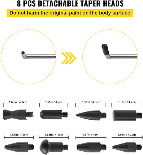Vevor Kit Reparator pentru Adâncituri Autoturism Gri 13buc