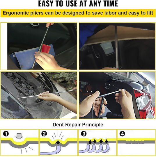 Vevor Kit Reparator pentru Adâncituri Autoturism Gri 13buc