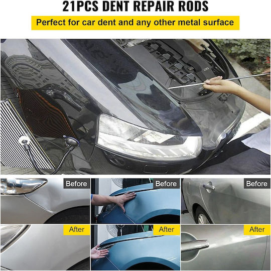 Vevor Kit Reparator pentru Adâncituri Autoturism Gri 21buc