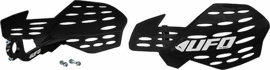 UFO Motorcycle Protective Hand Guards in Black Colour