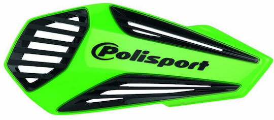 Polisport Motorcycle Protective Hand Guards MX AIR in Black Colour