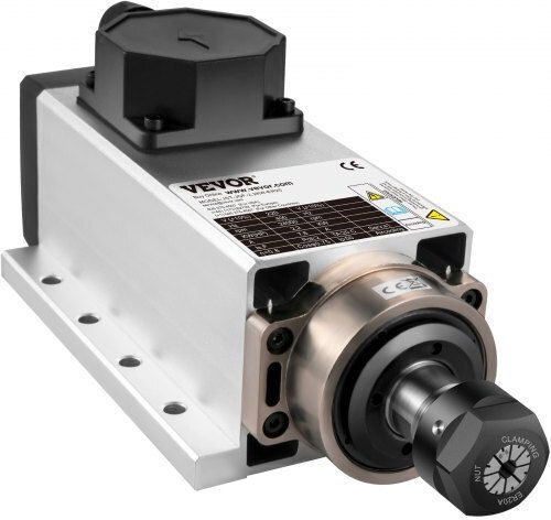 Vevor Air-Cooled Motor 2.2kw CNC 220v Er20 24000 RPM Engraving Milling Fldj2.2kwer200001v7