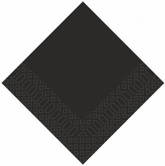 Finezza Luxury Napkin 2-Ply Black 20x20cm 720pcs