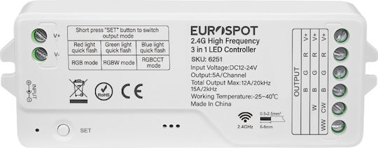 Eurospot Led High Frequency Controller 3in1 2.4rf Eu6251
