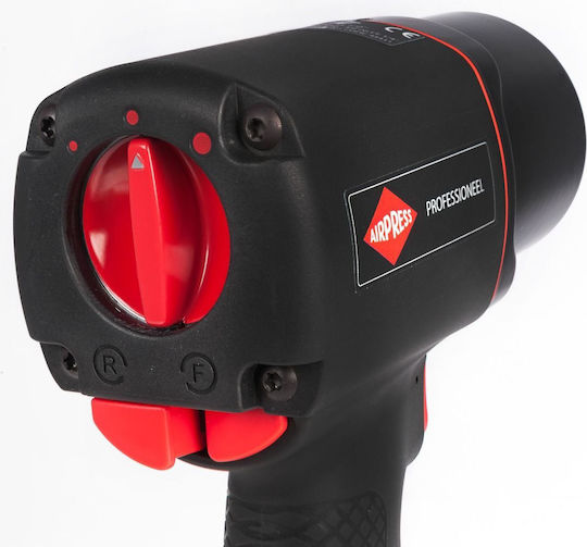 Airpress 45411 Luftschlagschrauber 1/2" mit Maximalem Drehmoment 183,55kgm