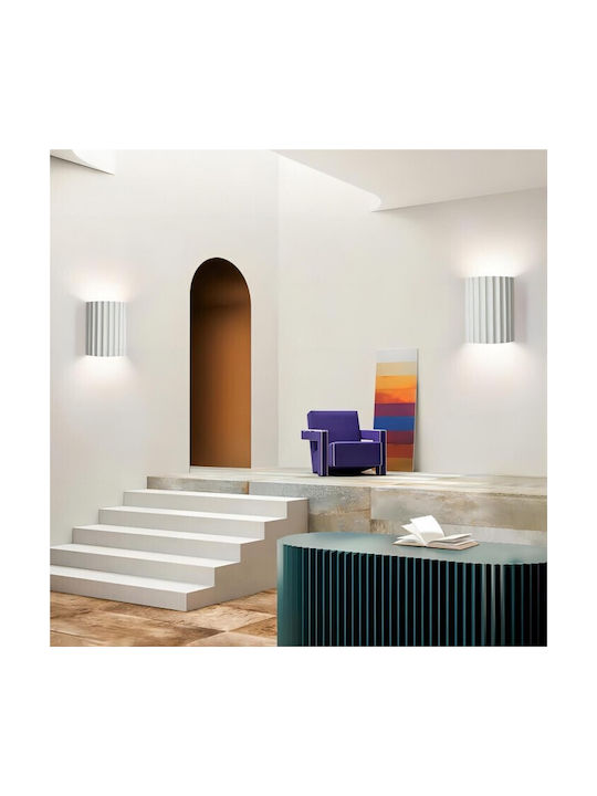 Inlight Φωτιστικό Τοίχου με Ντουί GU10 Λευκό 22x16x6εκ.