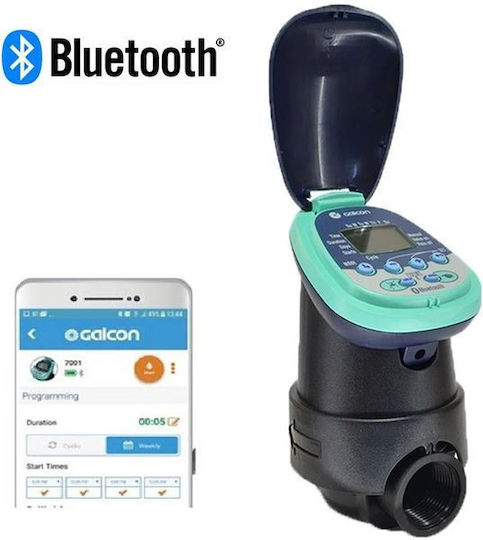 Galcon 7101BT Programator Pentru Irigații De Vizitare Cu Baterie Programator De Irigare 1 Ieșire Cu Bluetooth
