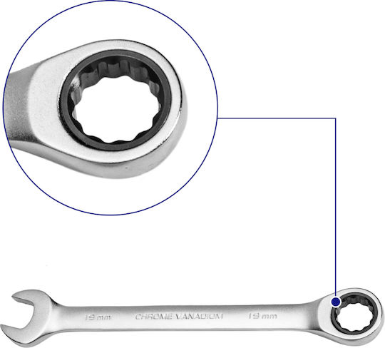 Emtop German Polygon Set with Size from 8mm to 19mm 8pcs