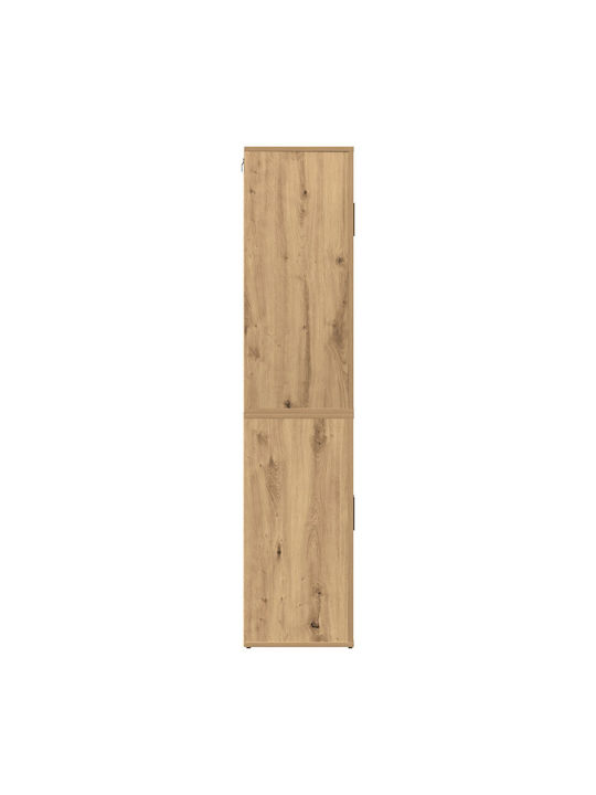 Ντουλάπι Γραφείου Ξύλινο Δρυς 80x33x150cm