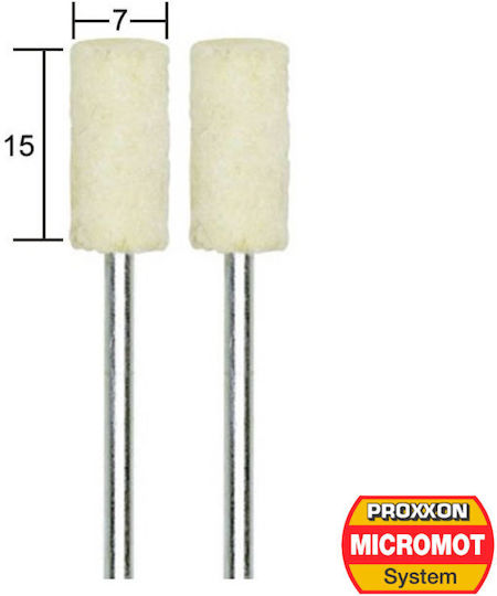 Proxxon 2880270 7x15mm Polierscheiben & Pads 2Stück