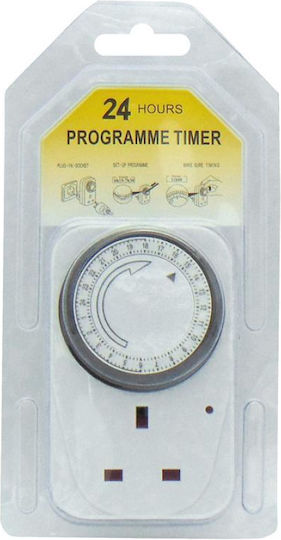 TE-2E HGI Mechanischer Zeitschaltsteckdosen UK Täglicher
